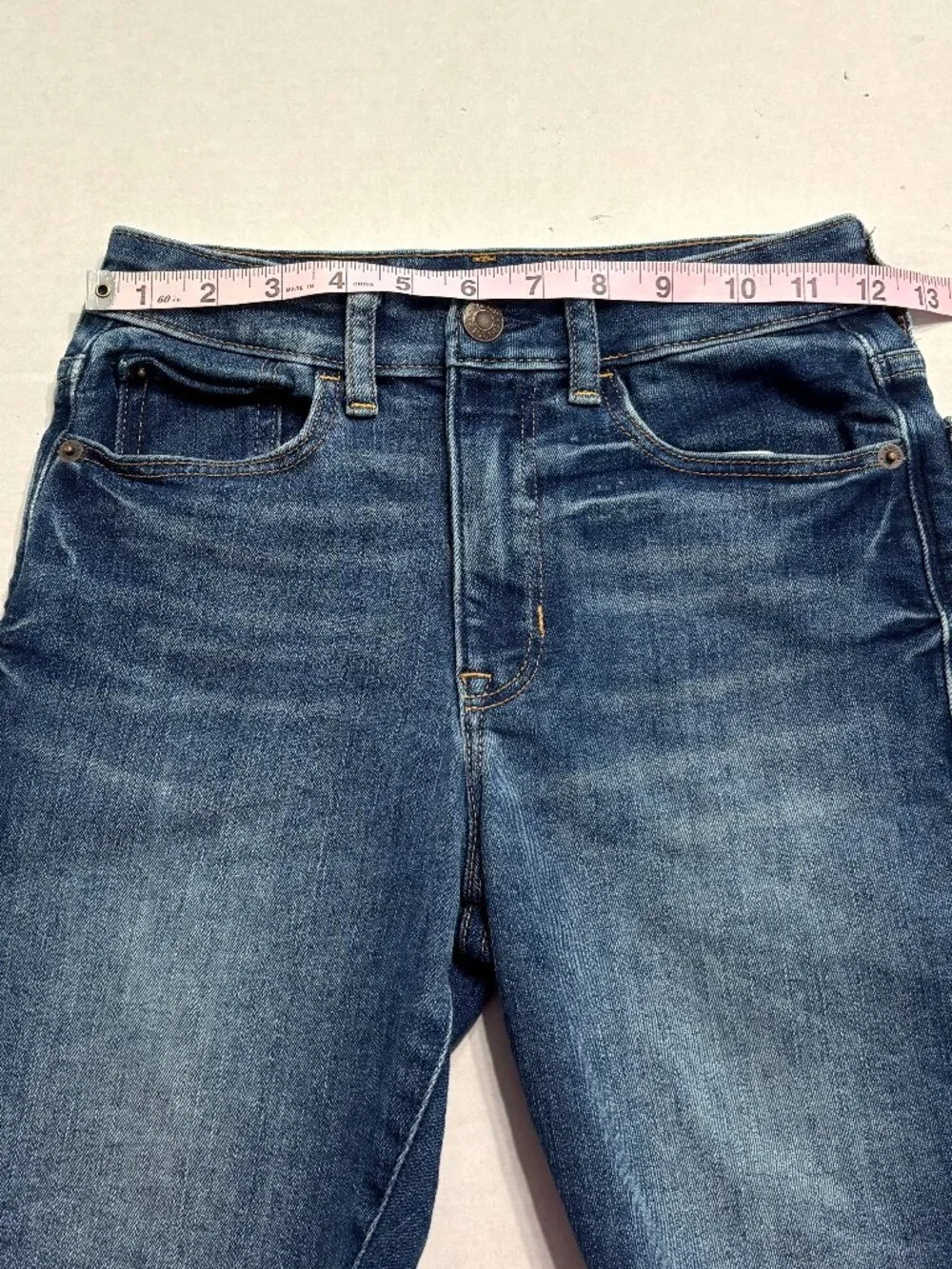 Gap Youth Bermuda High Rise Denim Shorts Size 14 Slim
